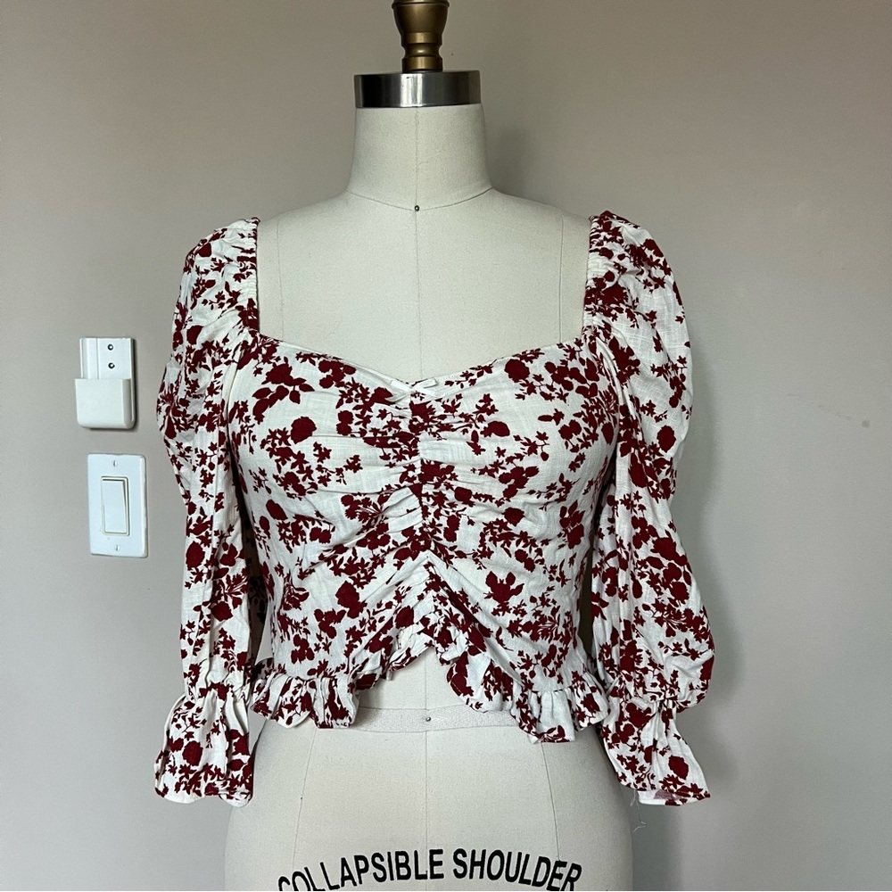 Zara Toile Blouse